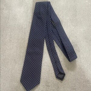 Brooks Brothers Classic Blue and Red Geometric Tie